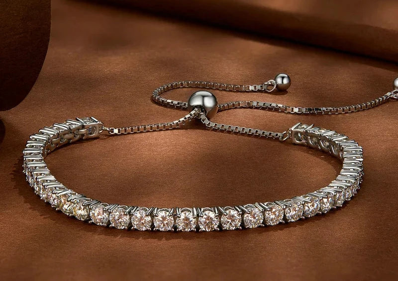 Delicate Moissanite Bracelet