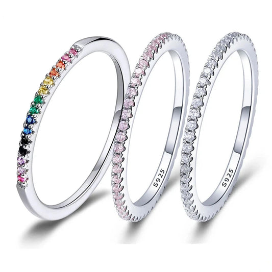 Eternity Ring Sterling Silver