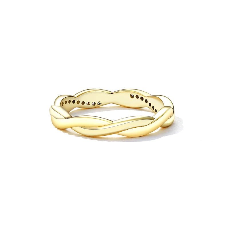 Twisted Ring 14K Gold Plated