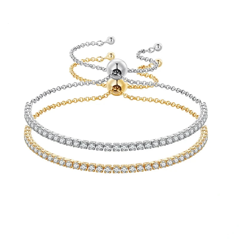 14K Gold Plated  Classic Bracelet 925 Sterling Silver